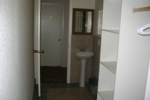 Women's dorm from room into hall